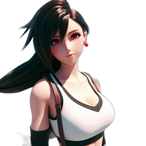 dress, face, staff, concept art transparent PNG cut-out