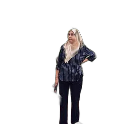 dress, jacket, hair, staff transparent PNG cut-out