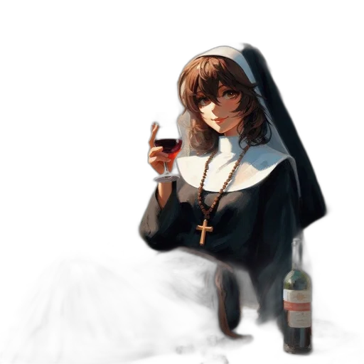 bottle, pixel art, concept art, oil painting transparent PNG cut-out