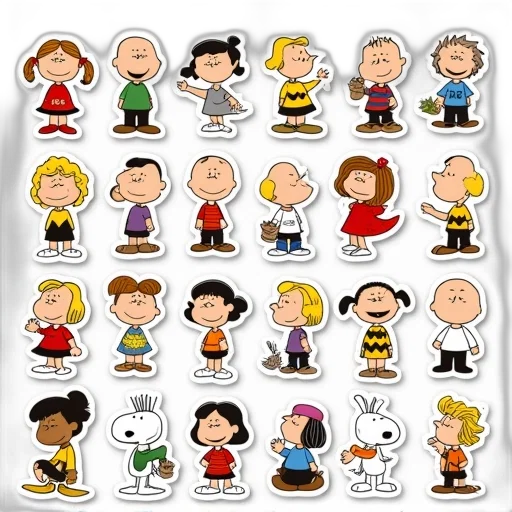 cartoon, golden, peanuts, collection transparent PNG cut-out