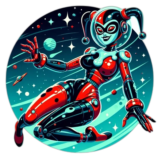 robot, comic book art, concept art, cartoon transparent PNG cut-out