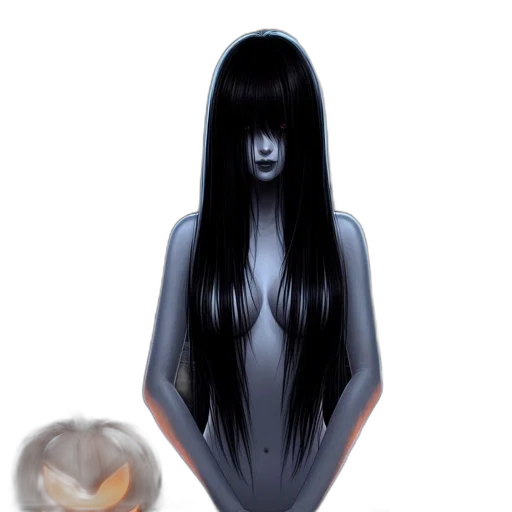 hair, mask, creature, face transparent PNG cut-out