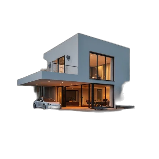 building, furniture, 3d render, photorealistic transparent PNG cut-out
