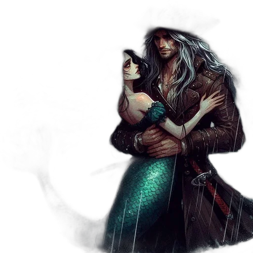 concept art, fantasy art, cyberpunk, comic book art transparent PNG cut-out