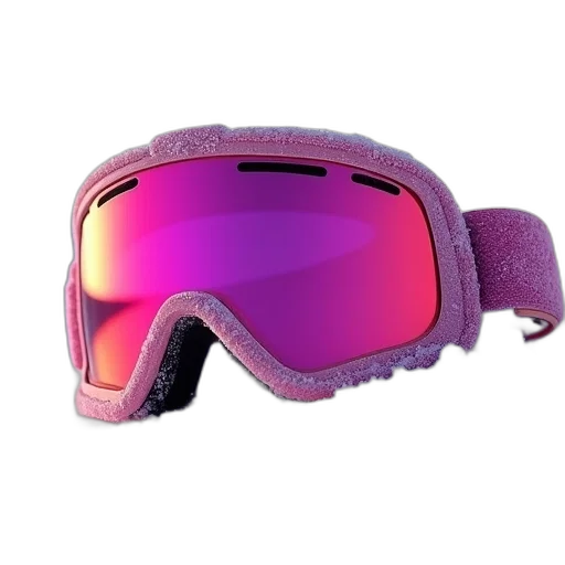 mask, 3d render, vaporwave, frame transparent PNG cut-out