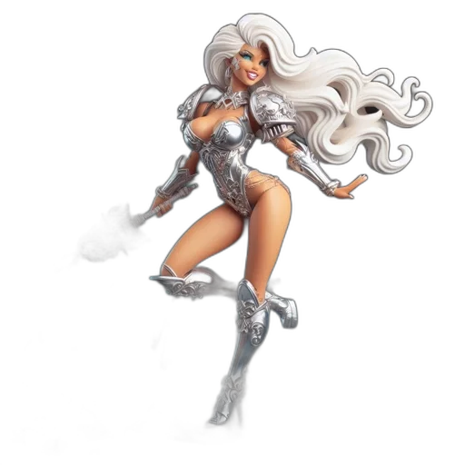 concept art, comic book art, fantasy art, 3d render transparent PNG cut-out