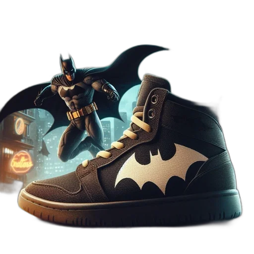 shoes, concept art, 3d render, comic book art transparent PNG cut-out