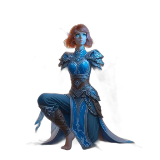 dress, staff, concept art, fantasy art transparent PNG cut-out