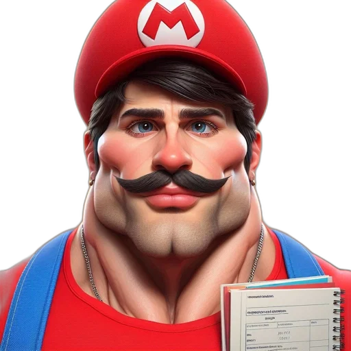 face, hat, mask, staff transparent PNG cut-out