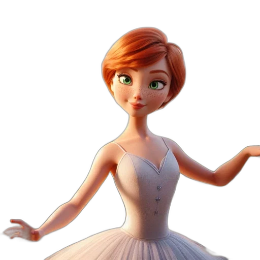 dress, 3d render, concept art, cartoon transparent PNG cut-out