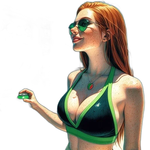 jewelry, dress, comic book art, concept art transparent PNG cut-out