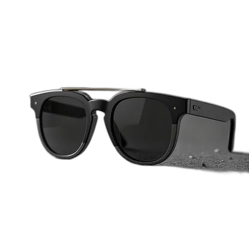 3d render, frame, sunglasses, matte transparent PNG cut-out