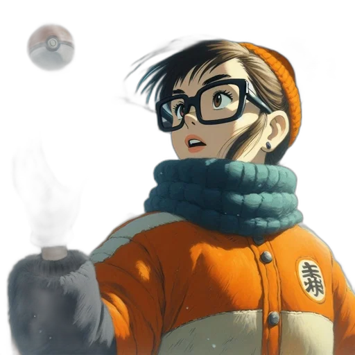 jacket, staff, face, mask transparent PNG cut-out