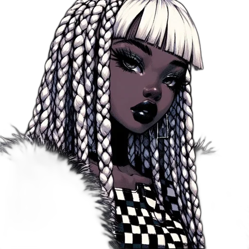 hair, face, jewelry, hat transparent PNG cut-out