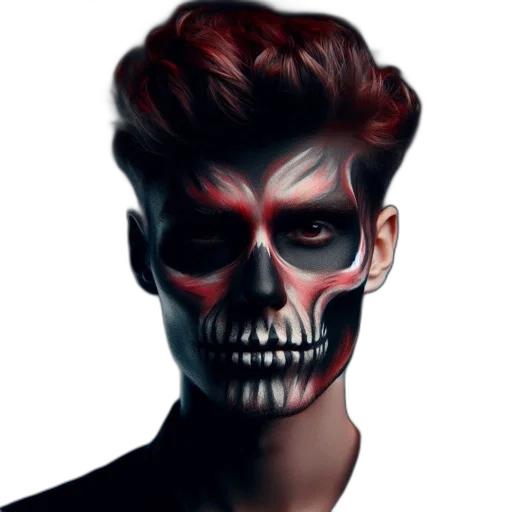 face, mask, photorealistic, concept art transparent PNG cut-out