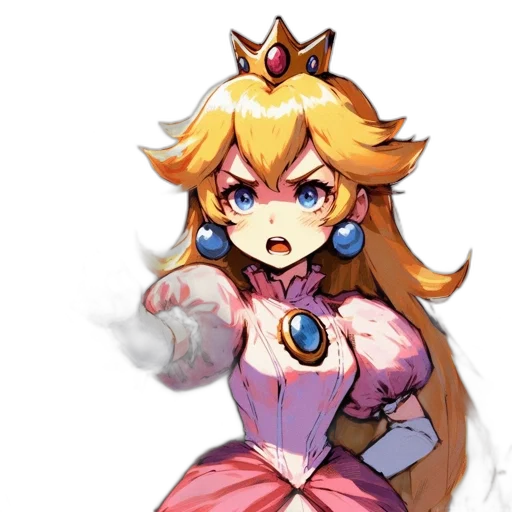 crown, dress, staff, weapon transparent PNG cut-out