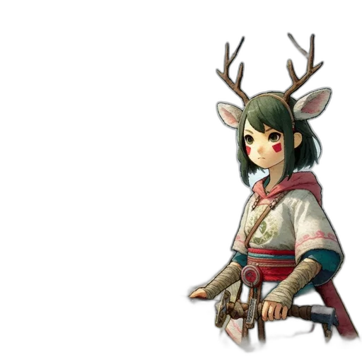 staff, animal, fantasy art, concept art transparent PNG cut-out
