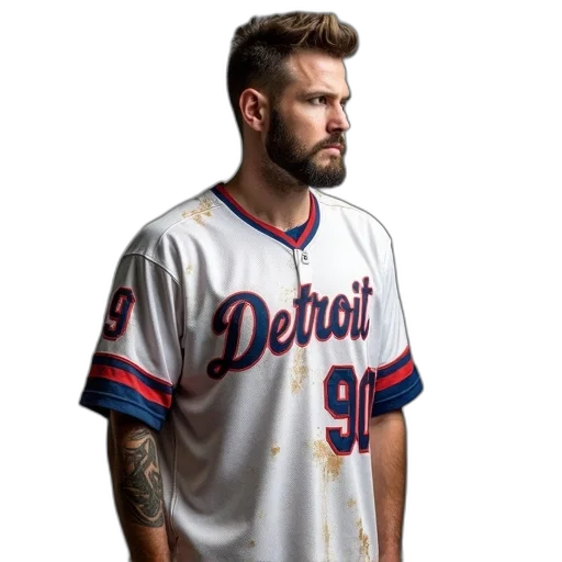 jacket, man, beard, short transparent PNG cut-out