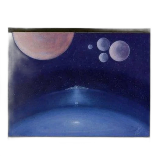 oil painting, photorealistic, concept art, outer space transparent PNG cut-out