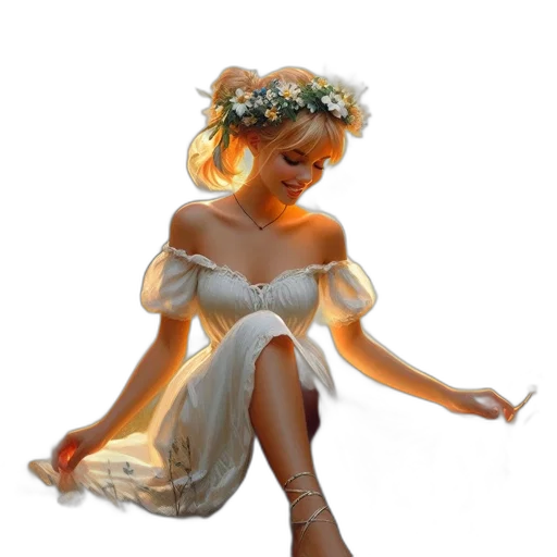 dress, 3d render, fantasy art, photorealistic transparent PNG cut-out