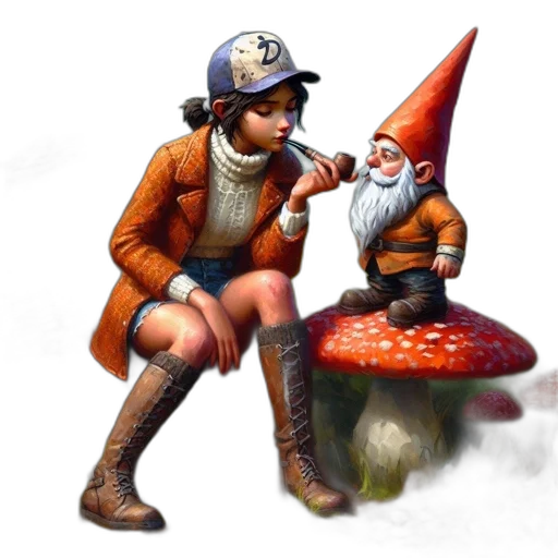 hat, staff, concept art, fantasy art transparent PNG cut-out