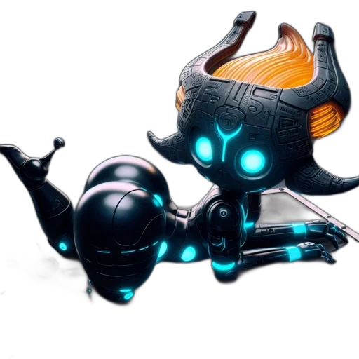 robot, mask, weapon, staff transparent PNG cut-out