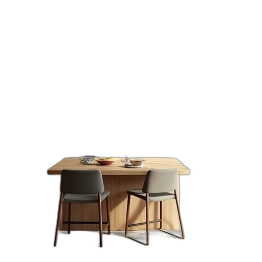 furniture, 3d render, concept art, photorealistic transparent PNG cut-out