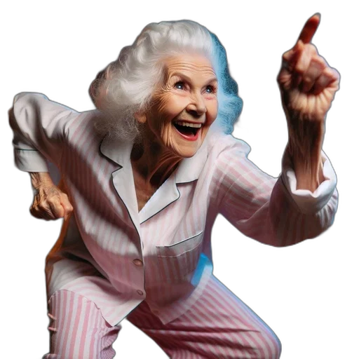 staff, photorealistic, 3d render, elderly transparent PNG cut-out