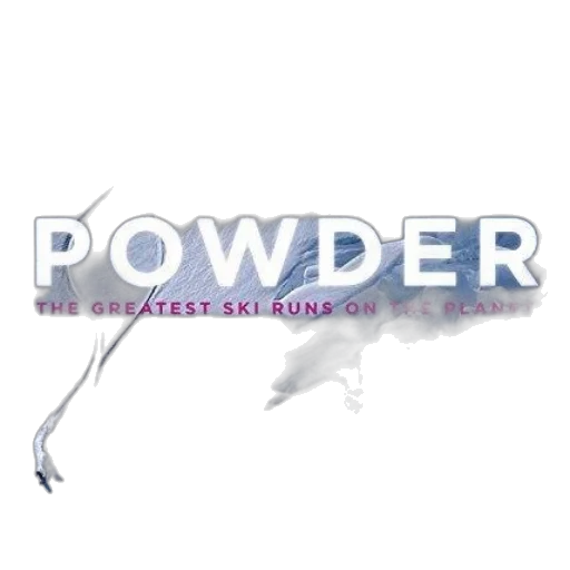 powder, greatest, ski, runs transparent PNG cut-out