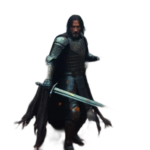 sword, staff, weapon, dragon transparent PNG cut-out