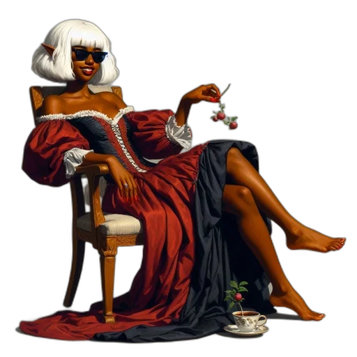 crown, dress, furniture, concept art transparent PNG cut-out