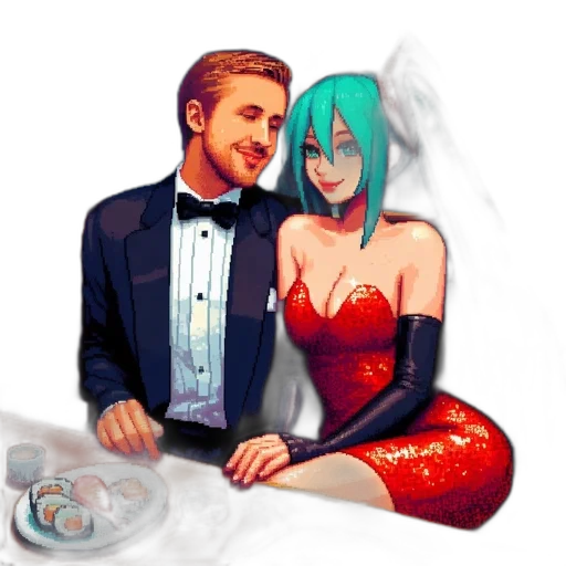 dress, pixel art, concept art, fantasy art transparent PNG cut-out