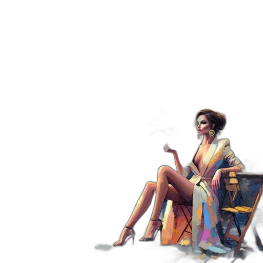 dress, furniture, jewelry, staff transparent PNG cut-out