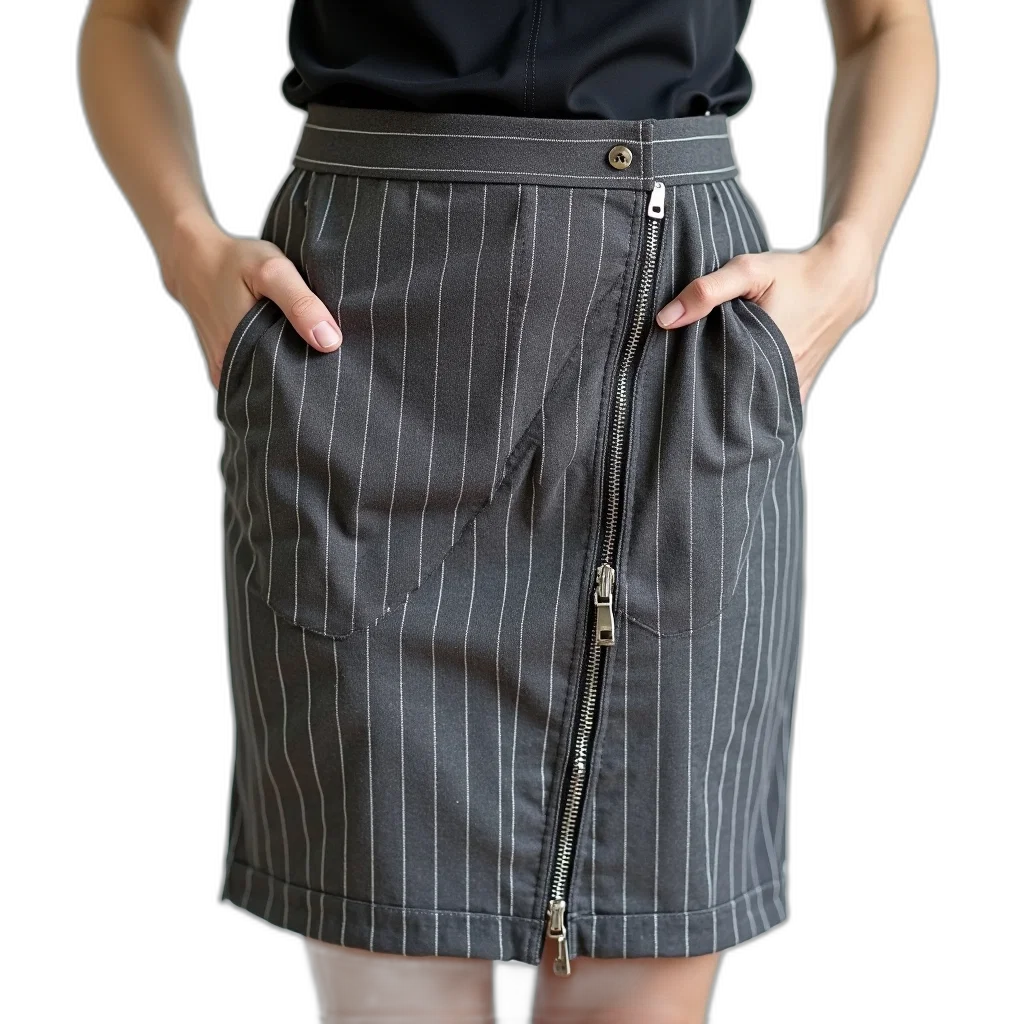 dress, staff, jacket, 3d render transparent PNG cut-out