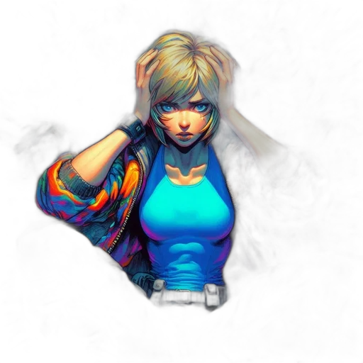 face, robot, weapon, staff transparent PNG cut-out