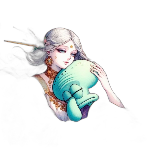 mask, dragon, creature, weapon transparent PNG cut-out