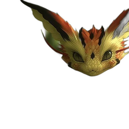 dragon, animal, creature, mask transparent PNG cut-out