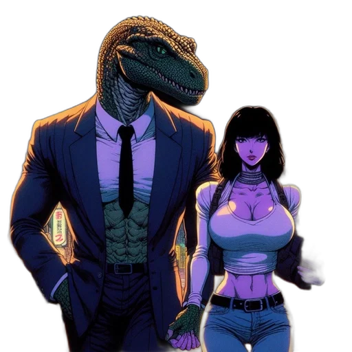 creature, animal, comic book art, concept art transparent PNG cut-out