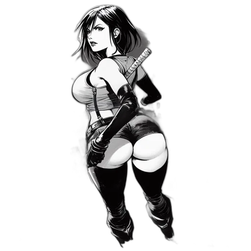 jacket, comic book art, concept art, fantasy art transparent PNG cut-out