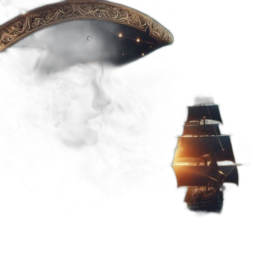 hat, sword, weapon, jewelry transparent PNG cut-out