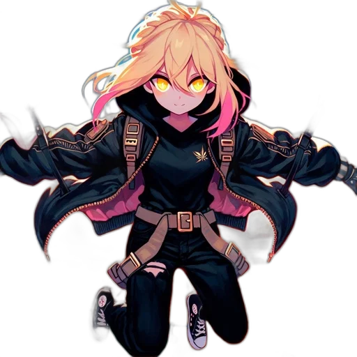 jacket, weapon, staff, sword transparent PNG cut-out