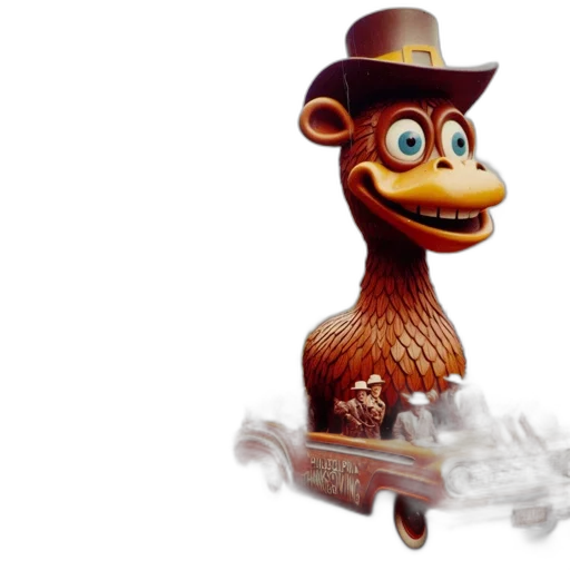animal, car, creature, hat transparent PNG cut-out