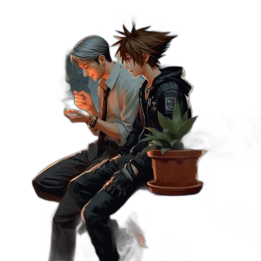 jacket, concept art, pixel art, fantasy art transparent PNG cut-out