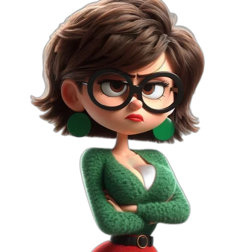 dress, staff, face, jacket transparent PNG cut-out
