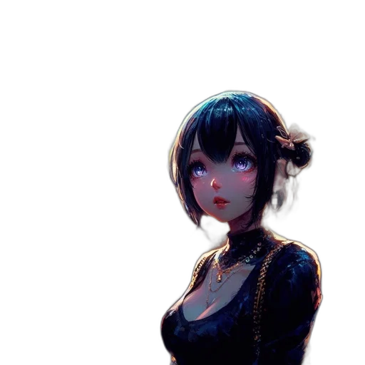 dress, robot, staff, face transparent PNG cut-out
