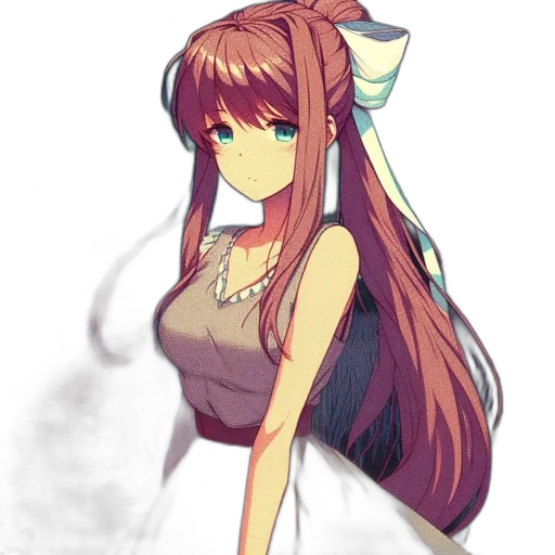 dress, staff, weapon, creature transparent PNG cut-out