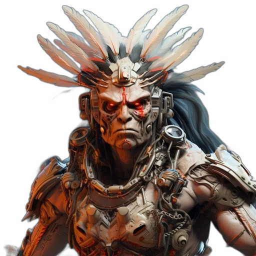 face, mask, concept art, fantasy art transparent PNG cut-out
