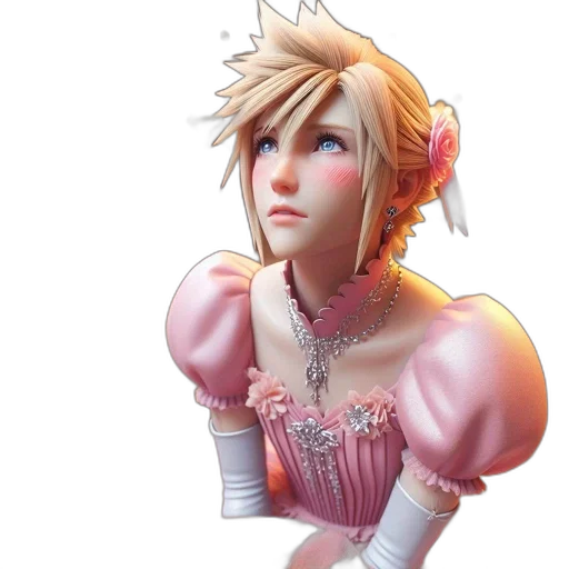 dress, face, crown, concept art transparent PNG cut-out