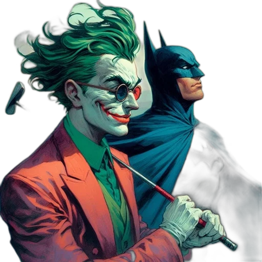 comic book art, concept art, cartoon, fantasy art transparent PNG cut-out