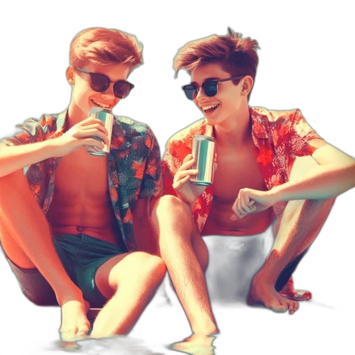 jacket, watercolor, vaporwave, photorealistic transparent PNG cut-out